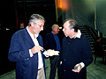 UMBERTO BRINDANI (direttore di CHI) e LELE MORA (LM management)